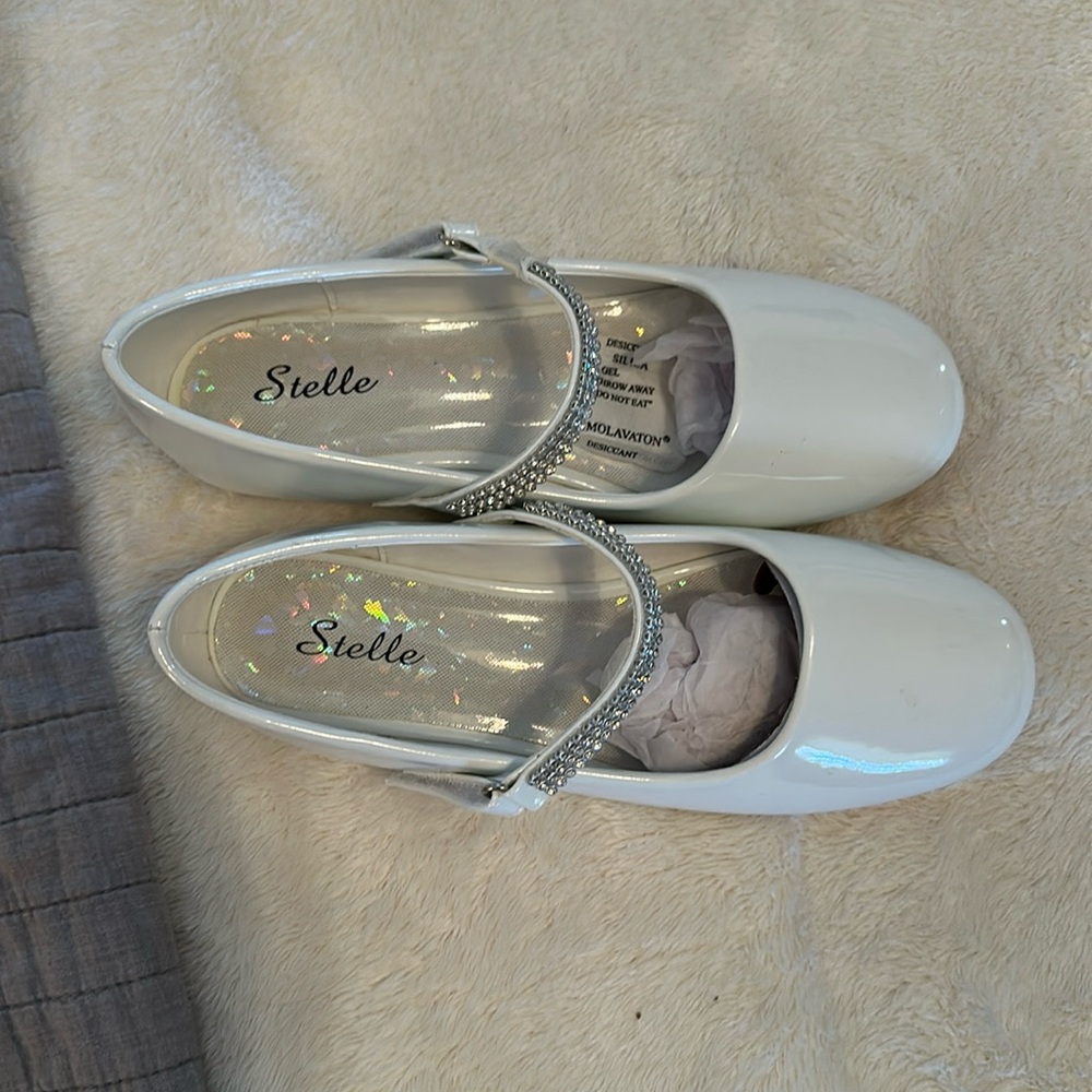 EUC First communion shoes.